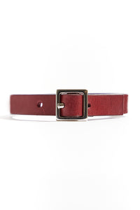 Burgundy Leather Bracelet