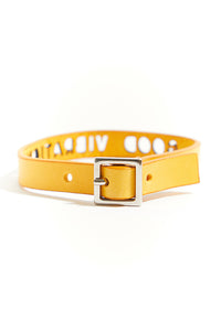 Yellow Leather Bracelet